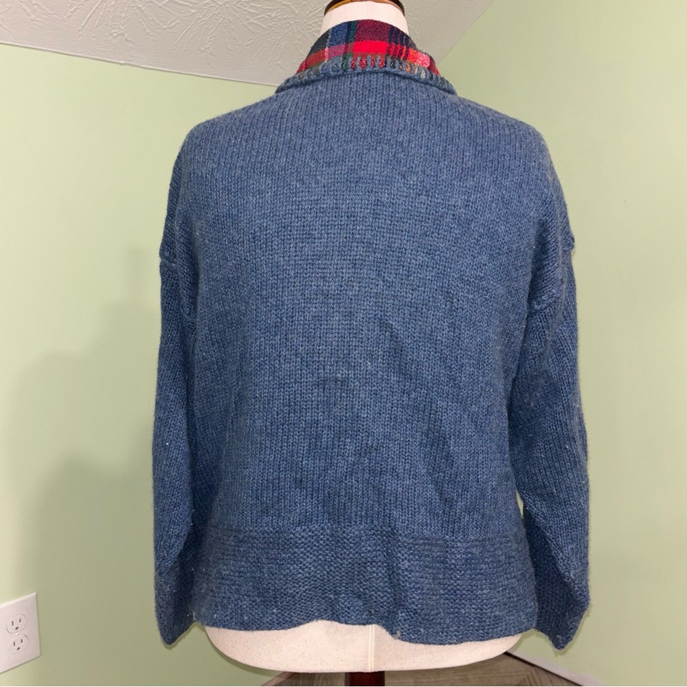 VTG Mandal Bay Wool Blend Cardigan Embroidered Button Collared Boho Women’s XL - Picture 2 of 9